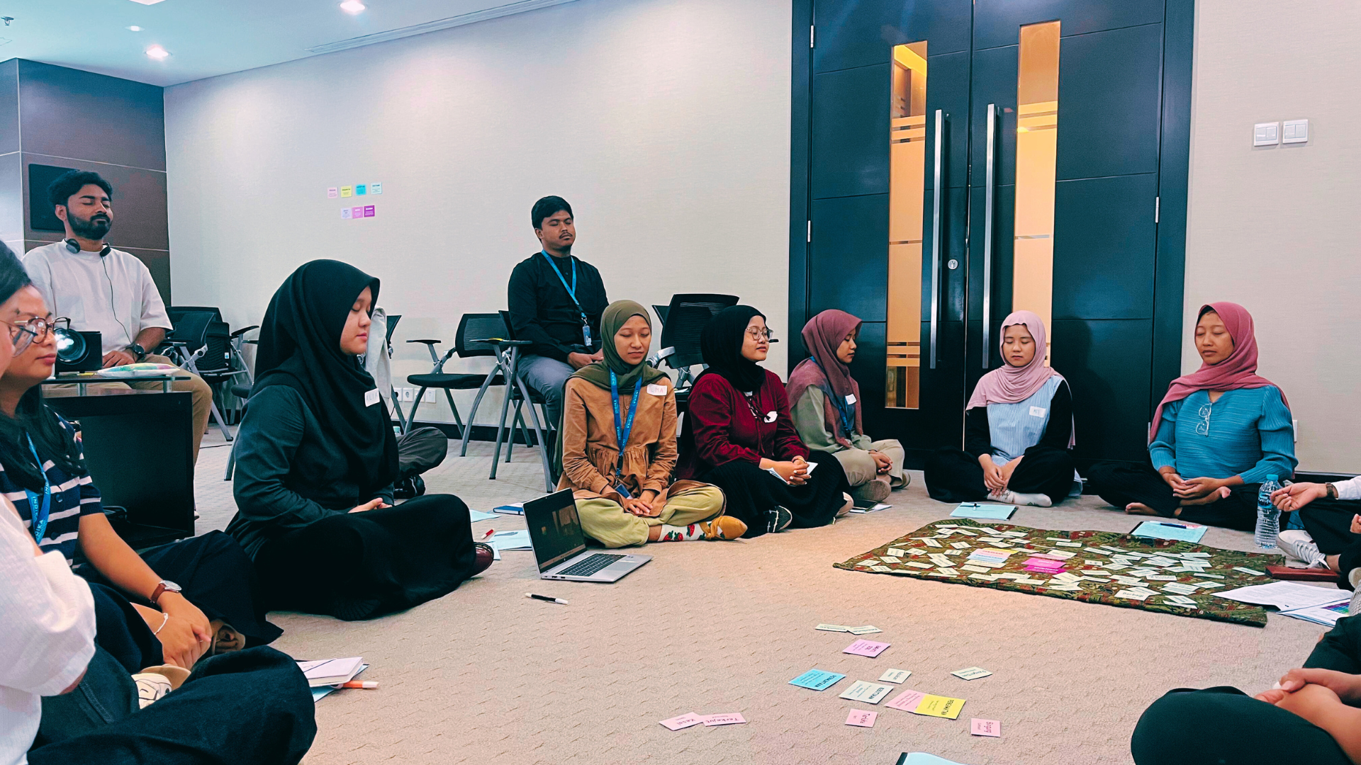 Guided breathing session with members of Indika Foundation, Jakarta (Jan 2025)